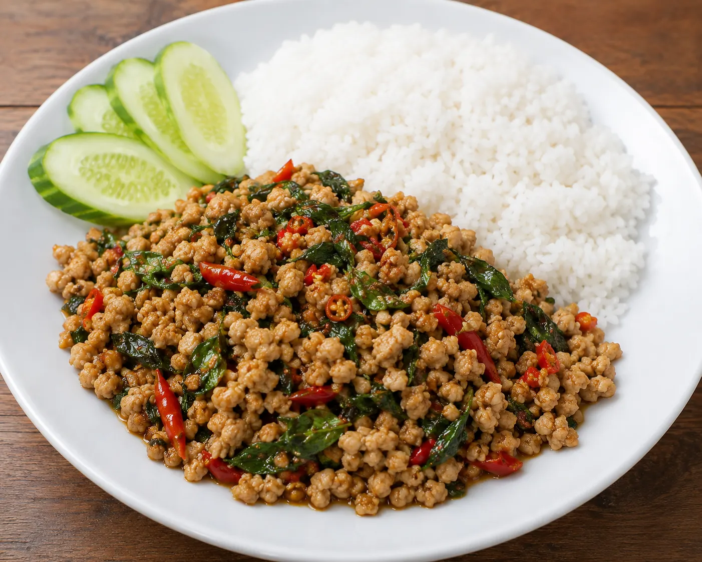 Pad Kra Pao (Thai Basil Chicken)